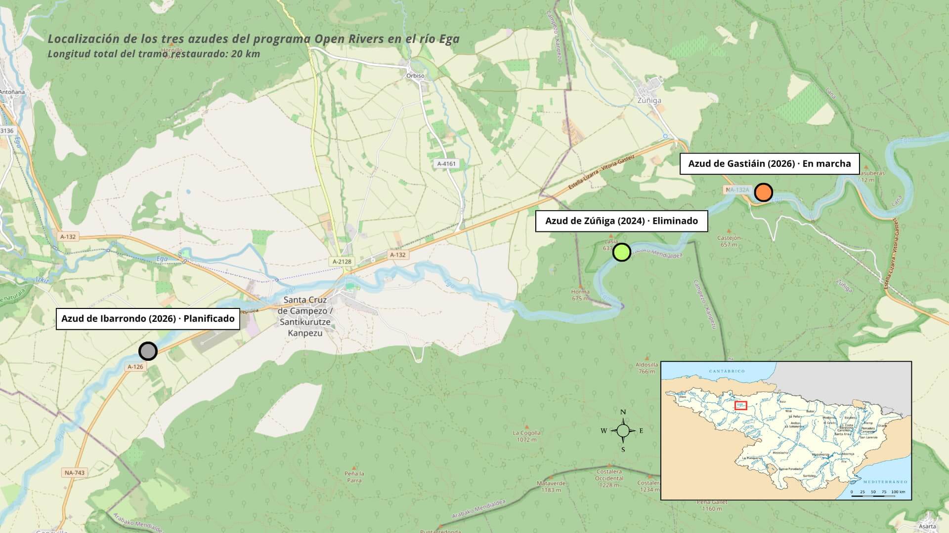 Mapa obstaculos Ibarrondo